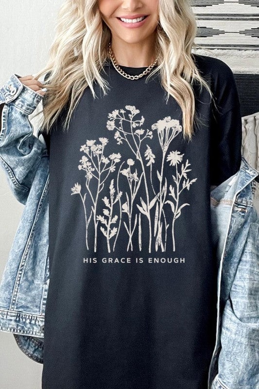 Christian Wildflower Graphic Heavy Cotton Tee