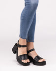 BOOMER-S Platform Heel Sandals