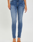 RISEN Full Size Mid Rise Ankle Skinny Jeans