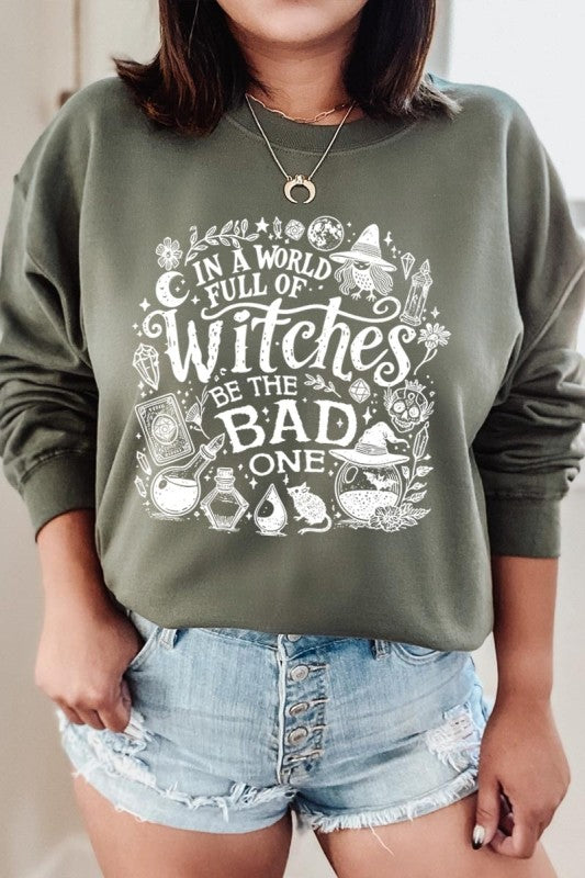 In a World of Witches Graphic Sweatshirt