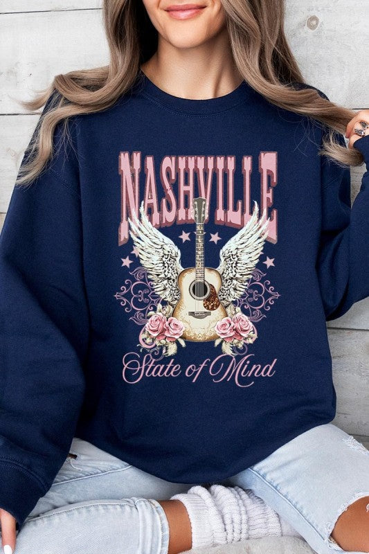 Nashville Rose Graphic Sweatshirt