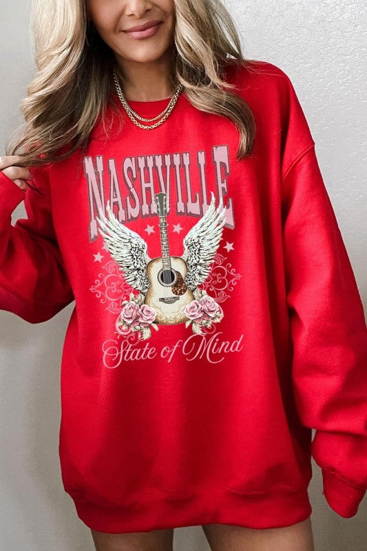 Nashville Rose Graphic Sweatshirt