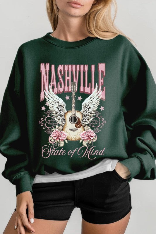 Nashville Rose Graphic Sweatshirt
