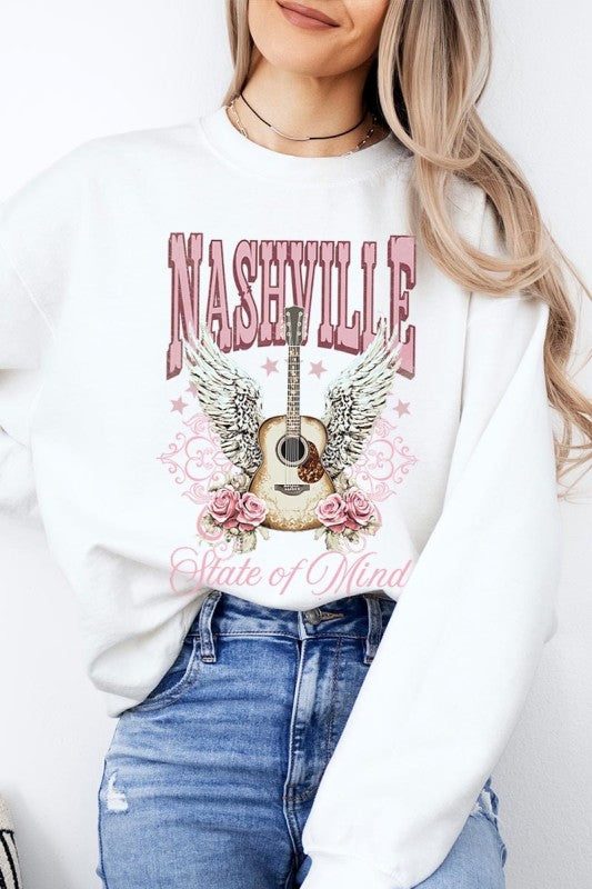 Nashville Rose Graphic Sweatshirt