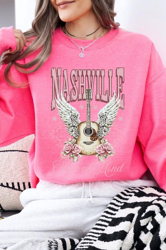 Nashville Rose Graphic Sweatshirt
