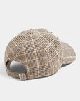 Coco + Carmen Glitzy Plaid Baseball Hat