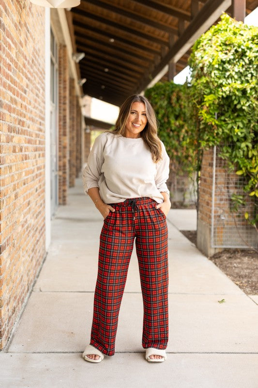 Julia Rose |The Noelle Plaid Pajama Pants