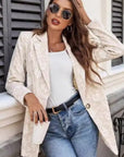Miss Sparkling |Floral Embroidered Blazer