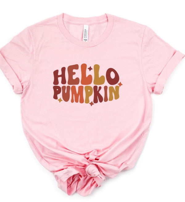 PLUS Hello Pumpkin Graphic Tee Top