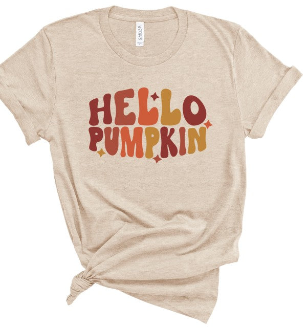 PLUS Hello Pumpkin Graphic Tee Top