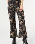 Coco + Carmen Shyanne Wide Leg Pant - Black Floral