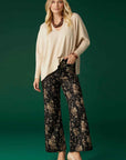 Coco + Carmen Shyanne Wide Leg Pant - Black Floral