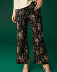 Coco + Carmen Shyanne Wide Leg Pant - Black Floral