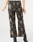 Coco + Carmen Shyanne Wide Leg Pant - Black Floral