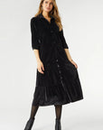 Coco + Carmen Romance Imagined Velour Dress - Black