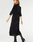 Coco + Carmen Romance Imagined Velour Dress - Black