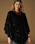 Coco + Carmen Windham Sequin Poncho