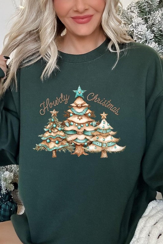 Howdy Christmas Graphic Sweatshirt