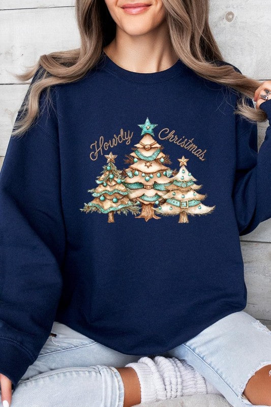 Howdy Christmas Graphic Sweatshirt