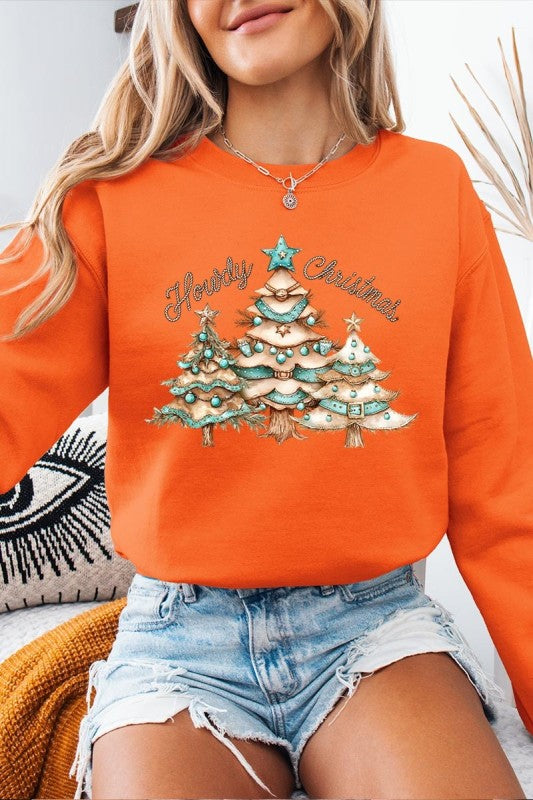 Howdy Christmas Graphic Sweatshirt