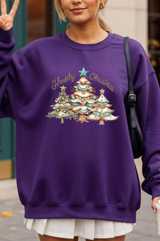 Howdy Christmas Graphic Sweatshirt