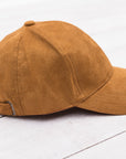 Suede Boyfriend Ball Cap