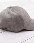 Suede Boyfriend Ball Cap