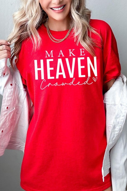 Make Heaven Crowded Graphic Heavy Cotton Tee