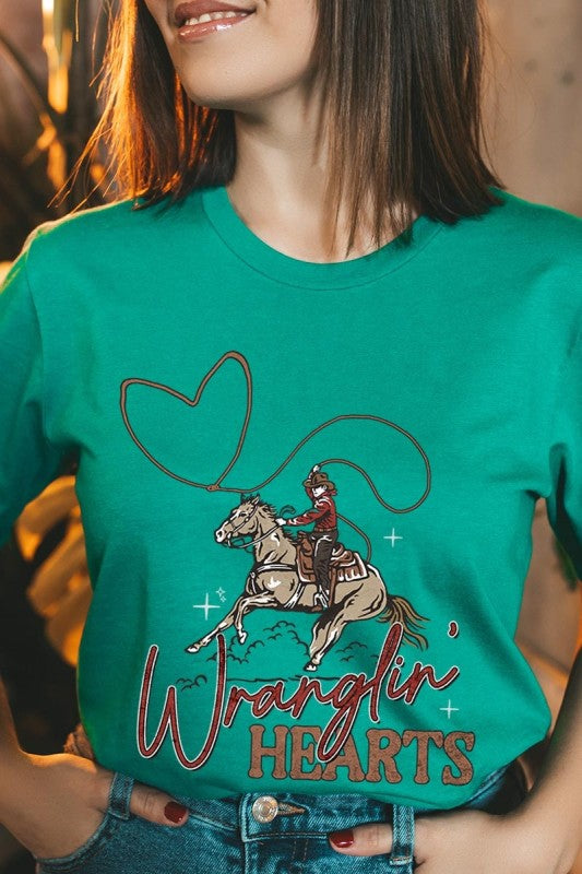 Wranglin Hearts Graphic Tee