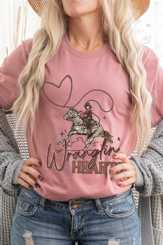 Wranglin Hearts Graphic Tee