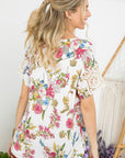 e Luna PLUS Floral Boxy Top