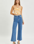 Risen Full Size High Rise Wide Leg Jeans