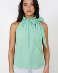 Miss Sparkling | Striped Halter Top