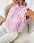 Miss Sparkling | Striped Halter Top