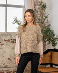 Sew In Love Full Size Fuzzy Long Sleeve Knit Top