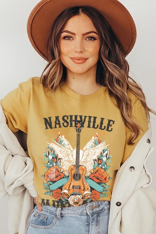 Nashville Music City Graphic Tee