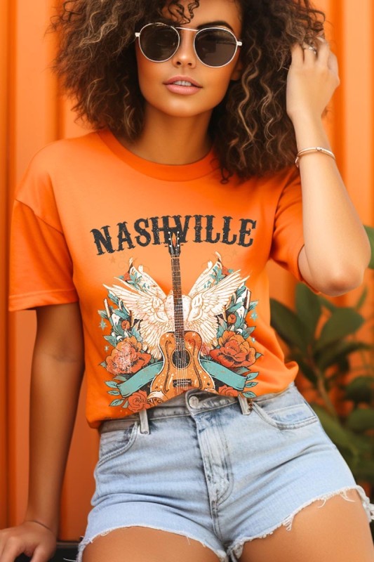 Nashville Music City Graphic Tee