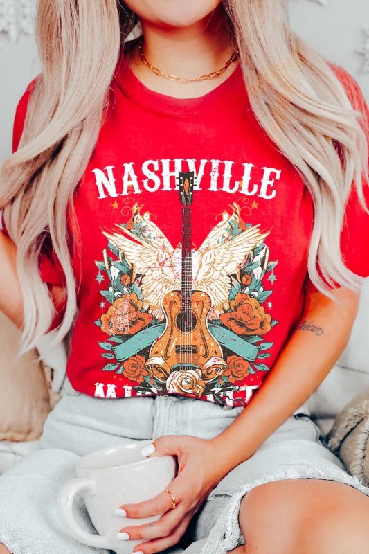 Nashville Music City Graphic Tee