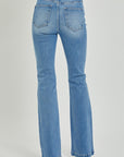 RISEN Full Size High Rise Button Fly Bootcut Jeans