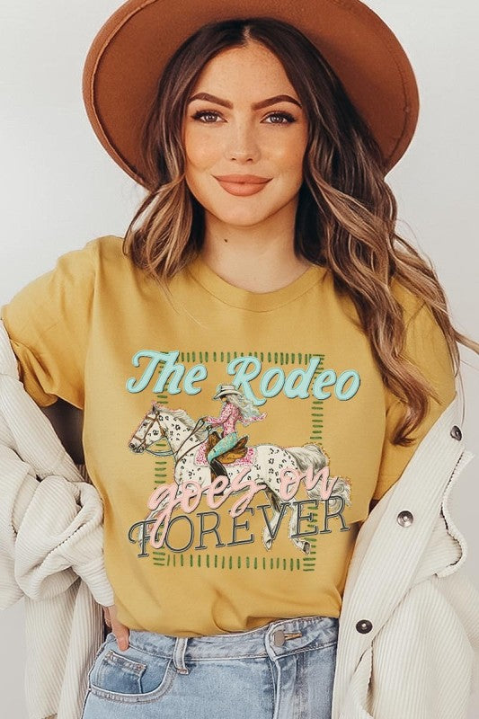 The Rodeo Goes On Forever Graphic Tee