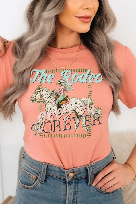 The Rodeo Goes On Forever Graphic Tee