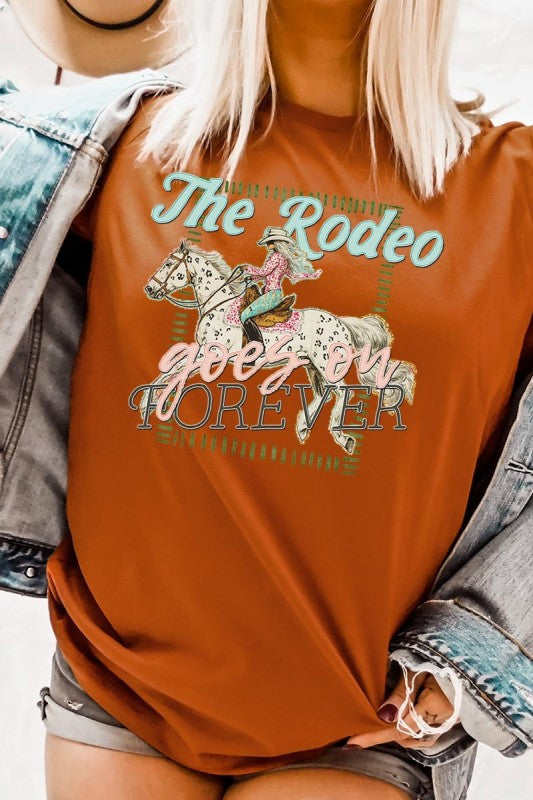 The Rodeo Goes On Forever Graphic Tee