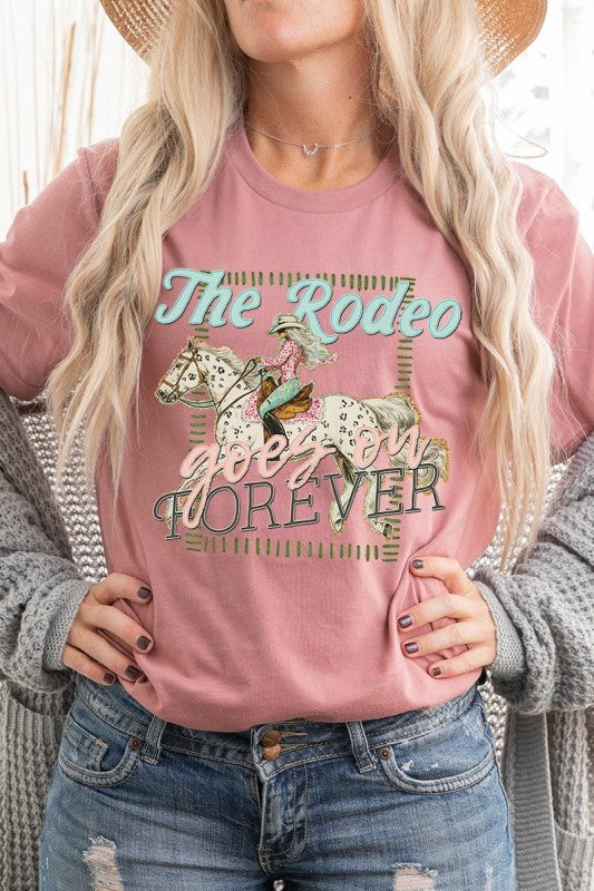 The Rodeo Goes On Forever Graphic Tee