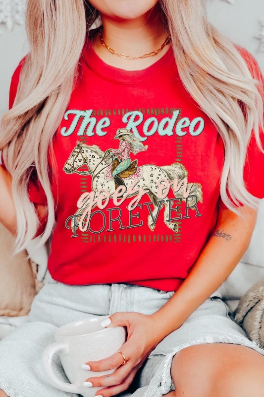 The Rodeo Goes On Forever Graphic Tee