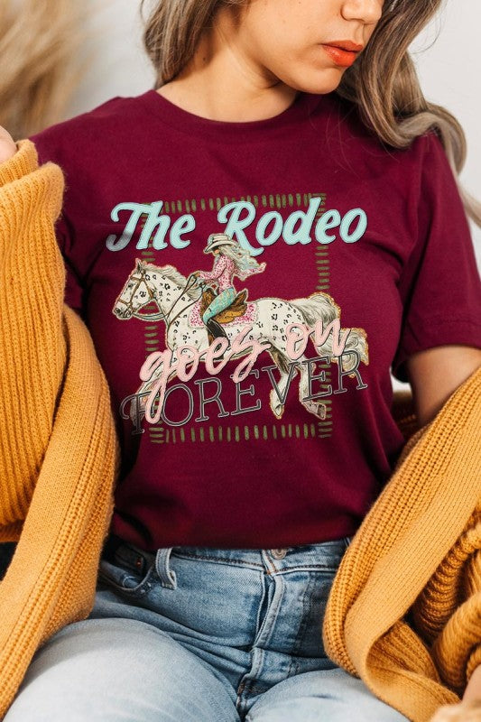 The Rodeo Goes On Forever Graphic Tee