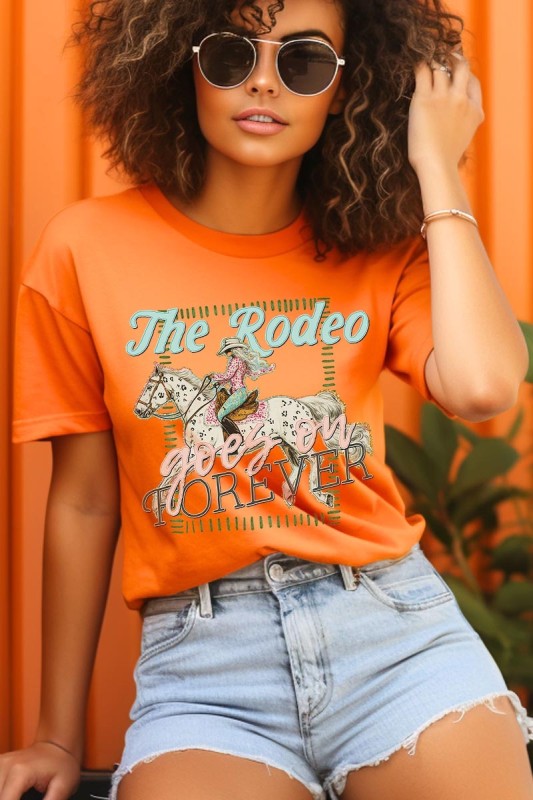 The Rodeo Goes On Forever Graphic Tee