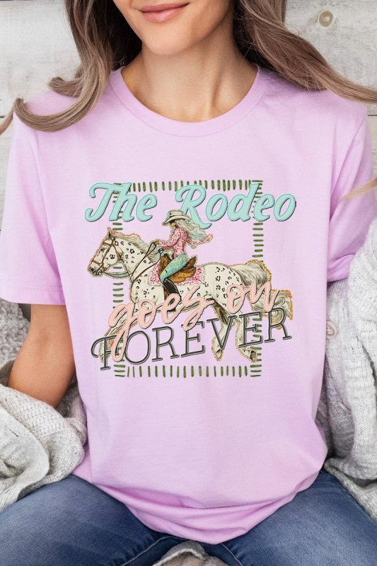 The Rodeo Goes On Forever Graphic Tee