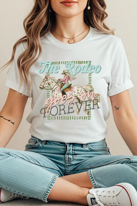 The Rodeo Goes On Forever Graphic Tee