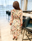 Happy Hour Multi Colored Print Maxi Dress