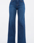 GJG Denim Wide Leg Jean in Dark Wash